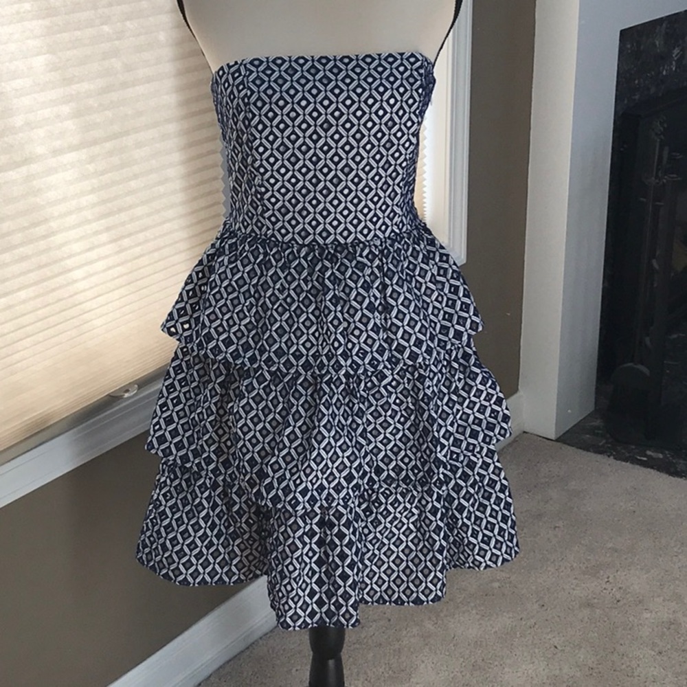 NWT WHBM Strapless Tiered Dress